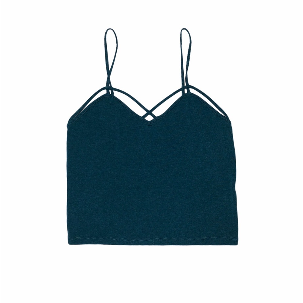 Forever 21 Green Crop Top